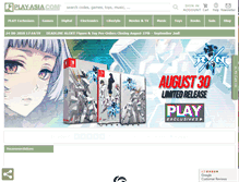 Tablet Screenshot of play-asia.com